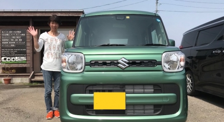 富山県富山市　T様にスペーシア納車です!