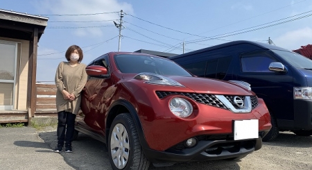 富山県射水市　M様にジューク納車です。