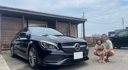 富山県射水市　A様にCLAクラス納車です!